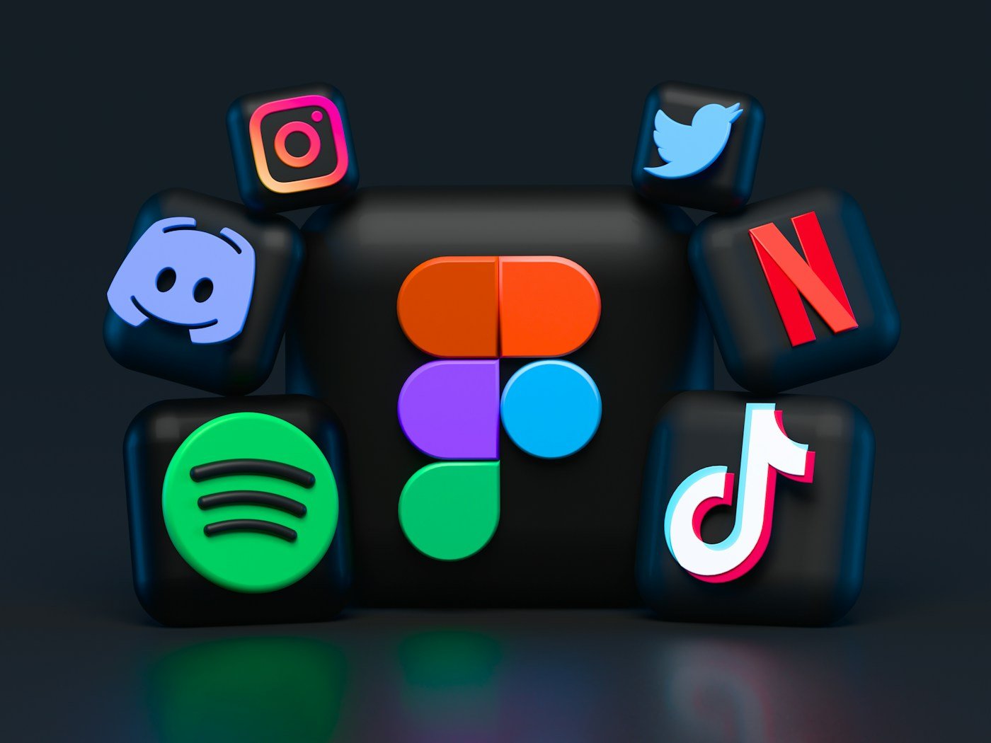 Social Media apps on phone
